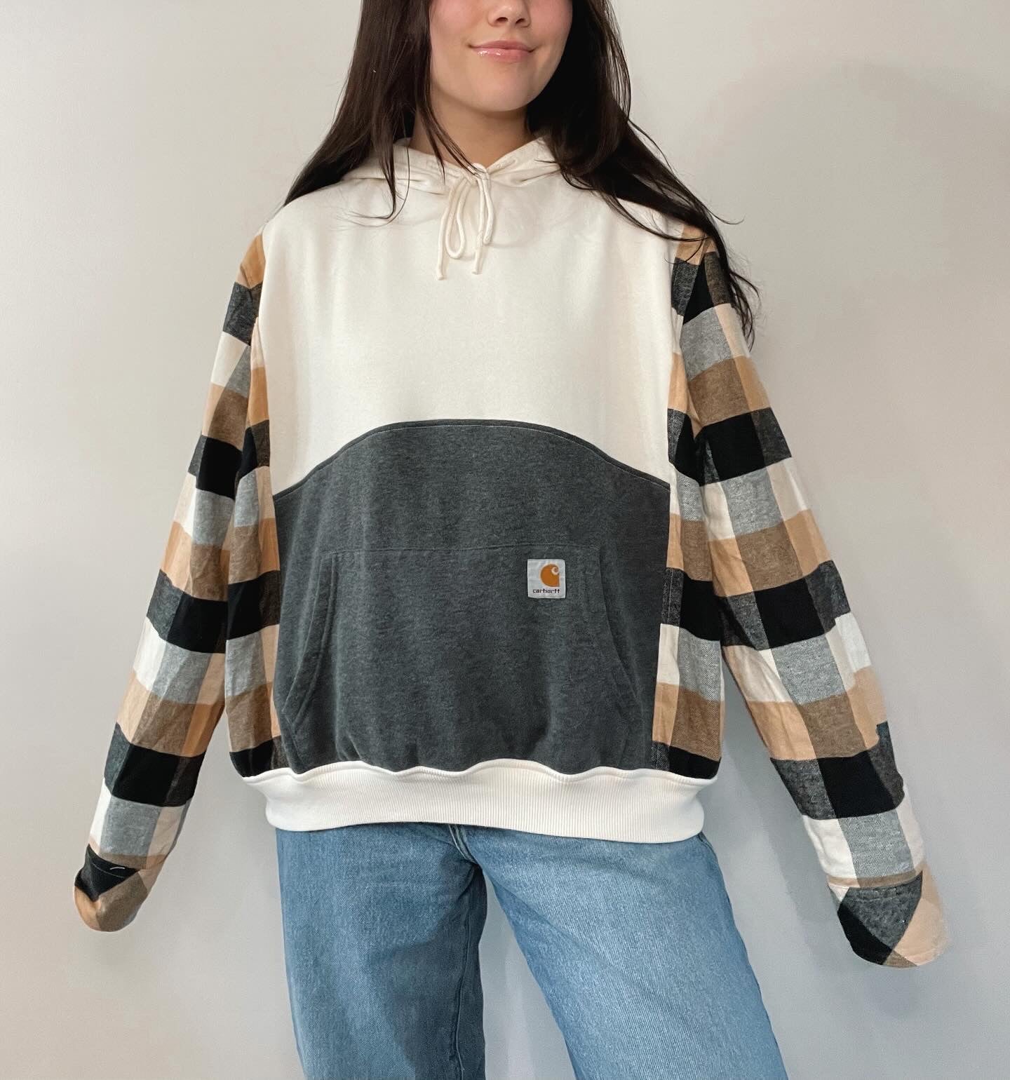 flannel x hoodie