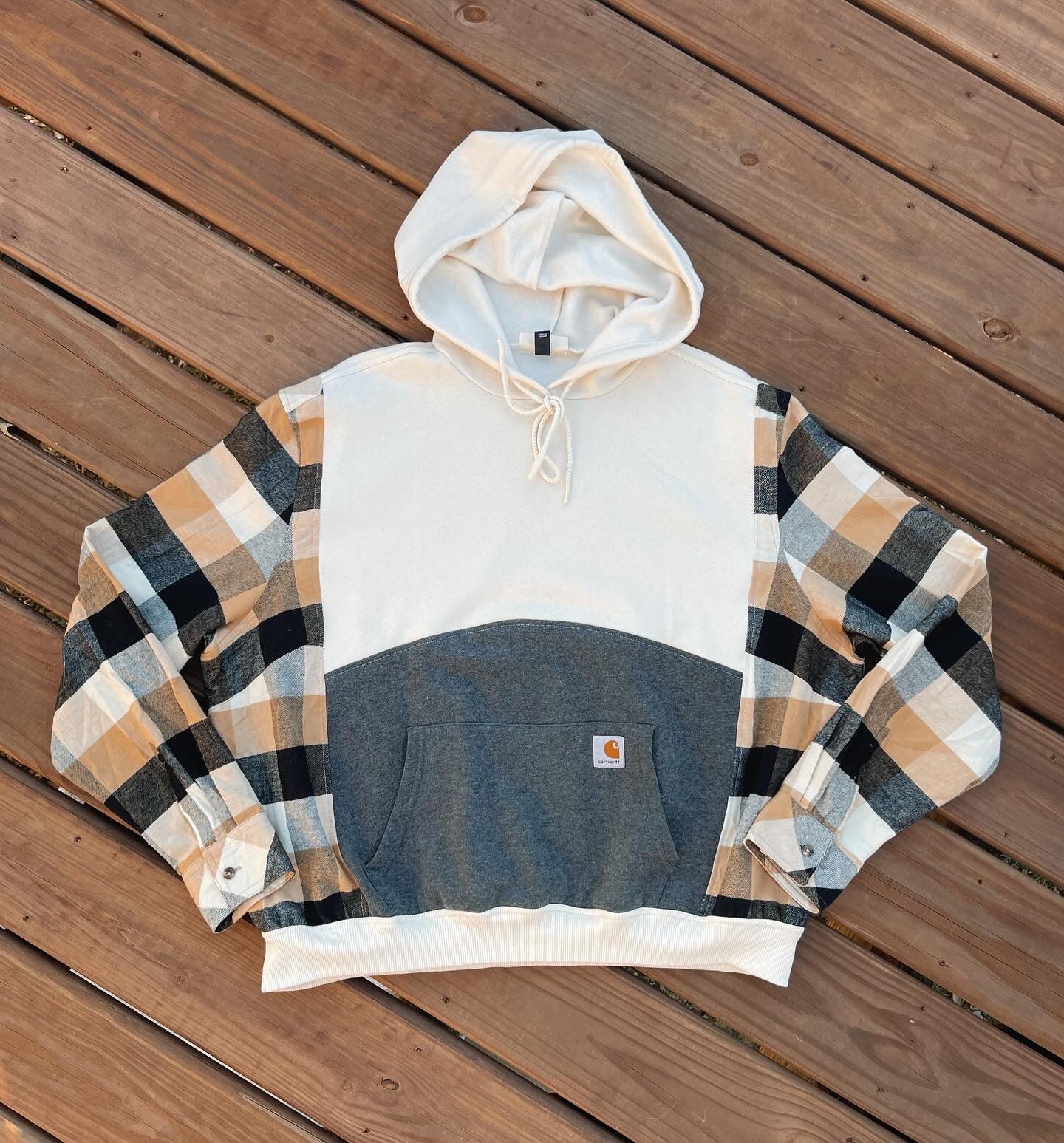 flannel x hoodie