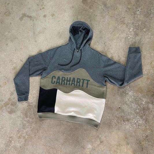 abstract spell-out hoodie
