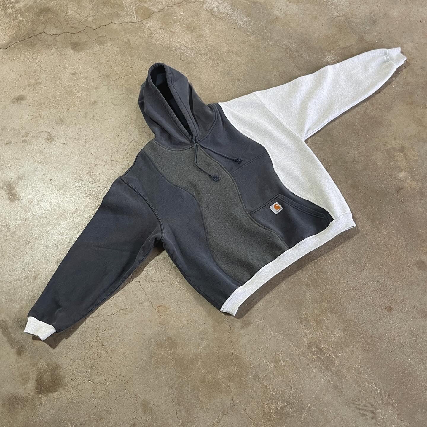 spliced wave hoodie