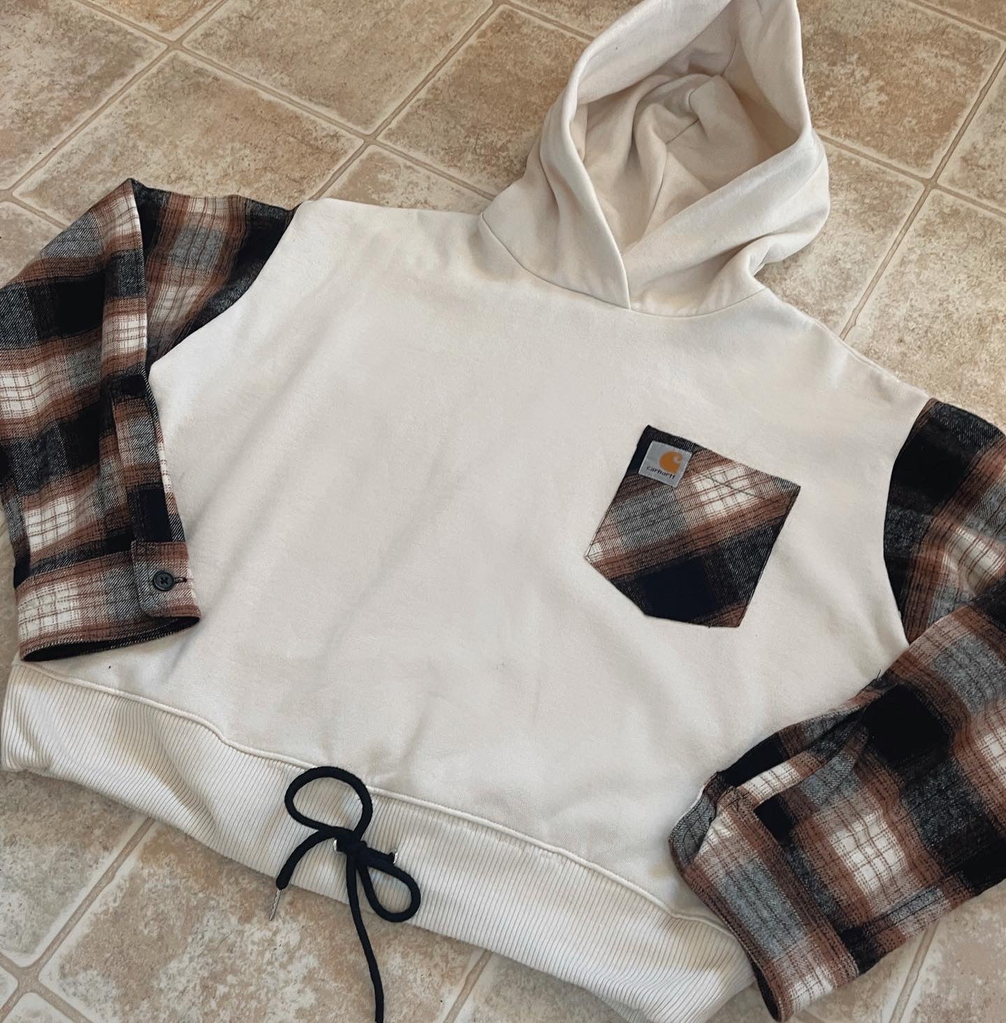 brownie hoodie x flannel
